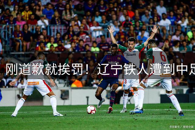 刚道歉就挨罚！辽宁铁人遭到中足联处罚，球迷：5万买公平，值了